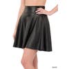 Vegan Leather Skater Skirt