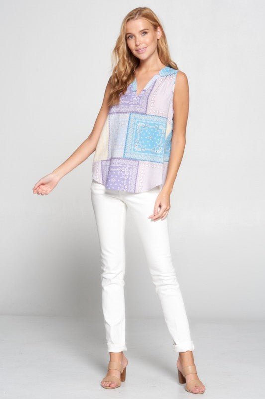 Bandana Sleeveless Top