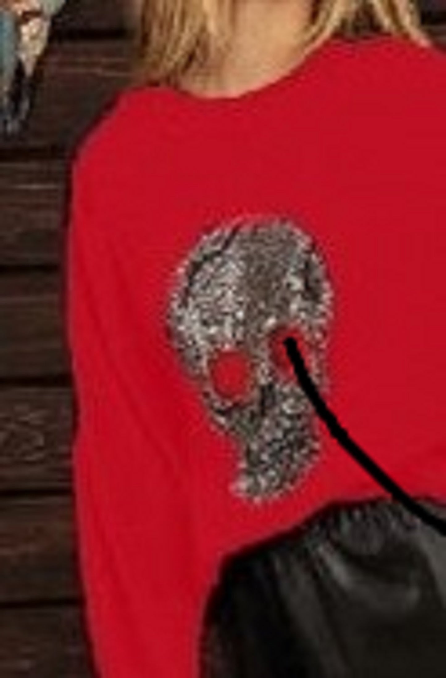 Studded Skull Sweatshirt