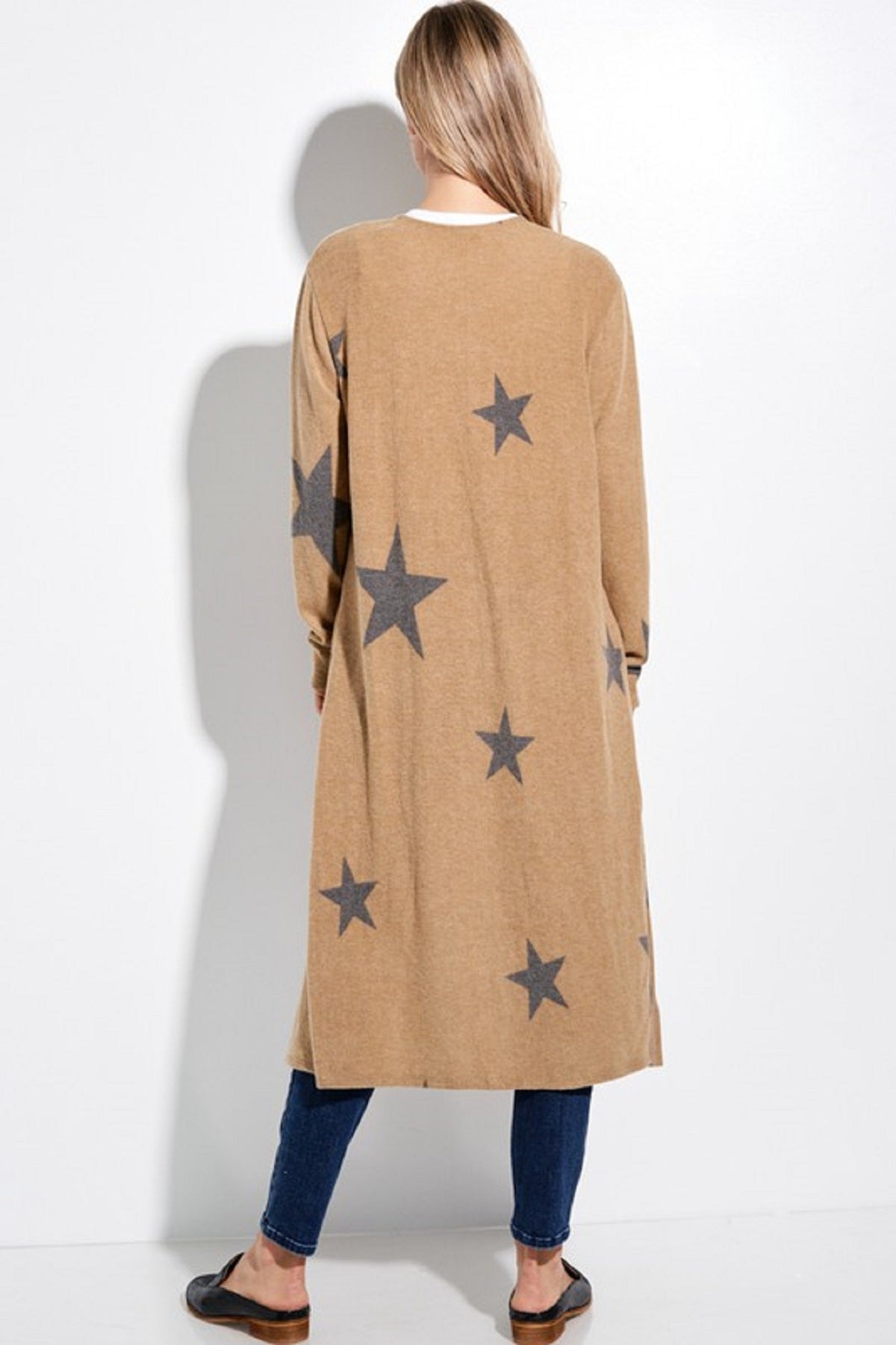 Camel Star Cardigan