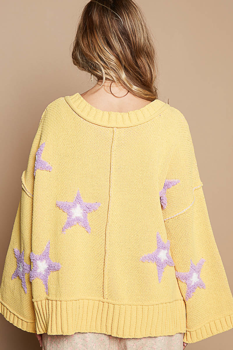 Star Patch Sweater