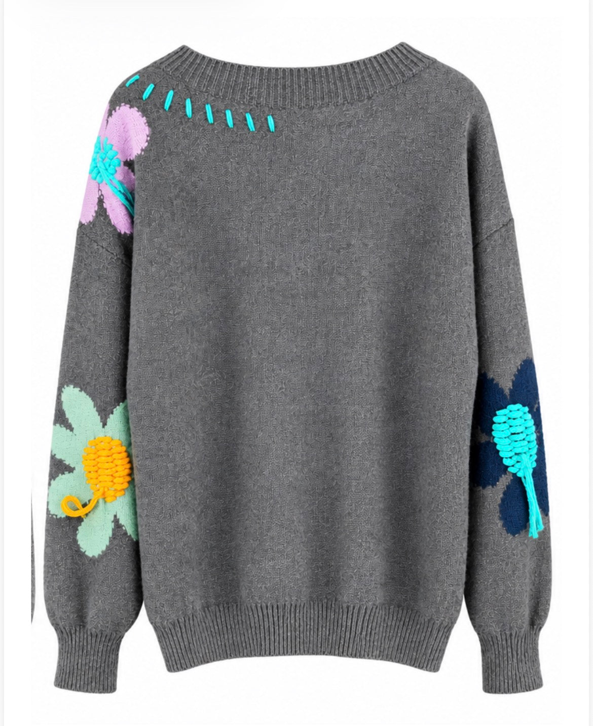 POL Floral Sweater
